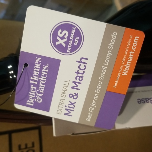 2pk Better Homes & Garden bronze finish lamp base 13.5 in. tall NWT - Picture 3 of 6